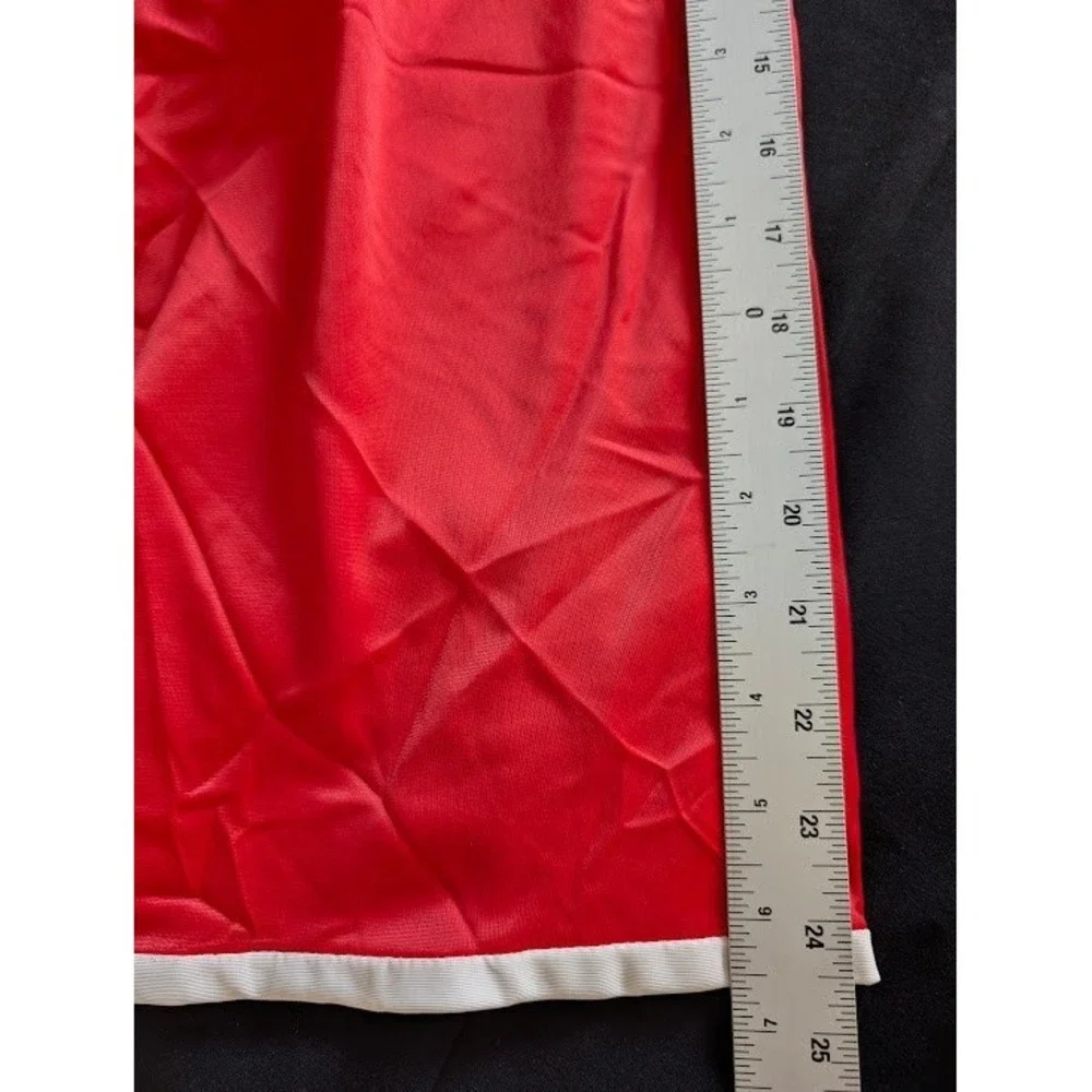 Vintage 60'S Henson Kickernick‎ Pajama Set Women's M Red Nylon Made in USA